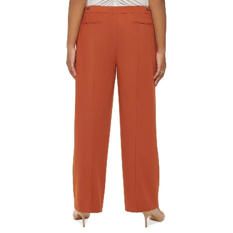 Calvin Klein Women's Lux Highline Pants Brown Size 22W