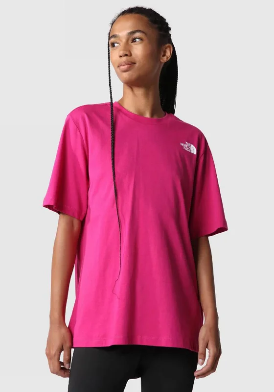 The North Face Relaxed Redbox T-Shirt, Fuschia