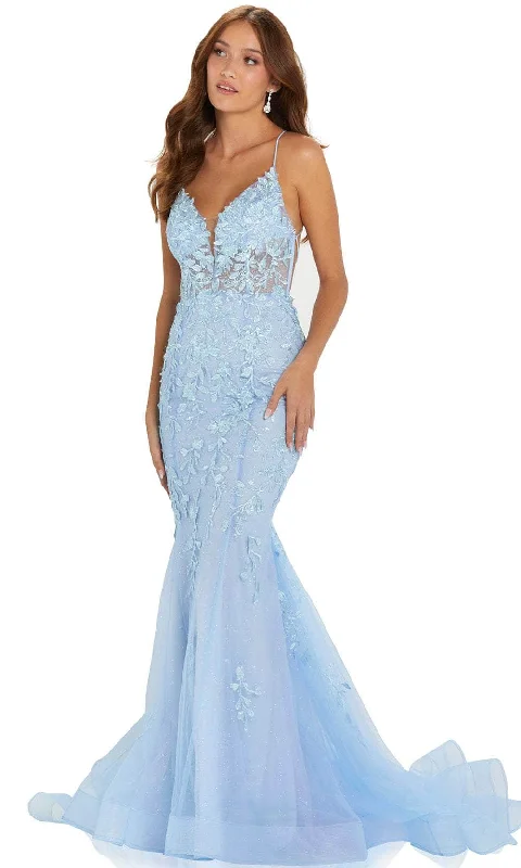 Amarra 88619 - Embroidery Appliques Mermaid Gown