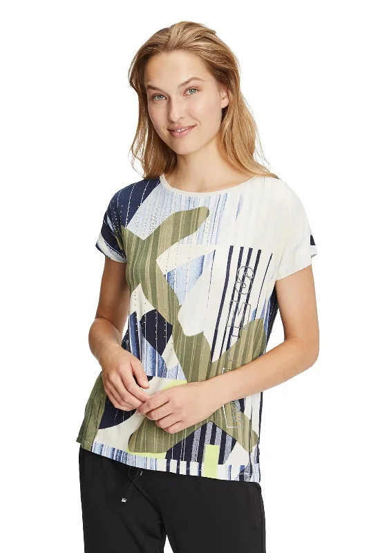 Betty Barclay Multi Print Cap Sleeve T-Shirt, Multi