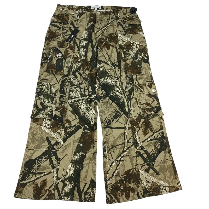 Pants Cargo & Utility By Fashion Nova In Camouflage Print, Size: 2x