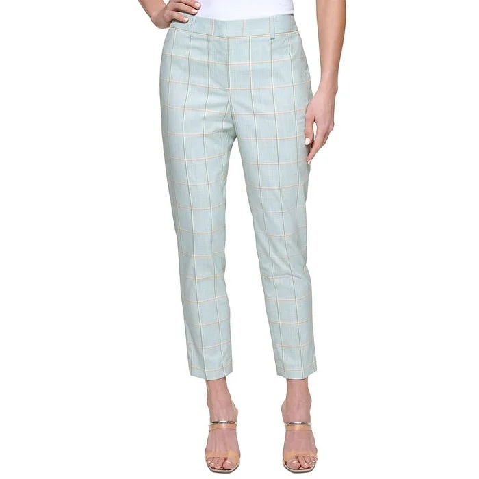 Dkny Women's Essex Ankle Pants Green Size 6