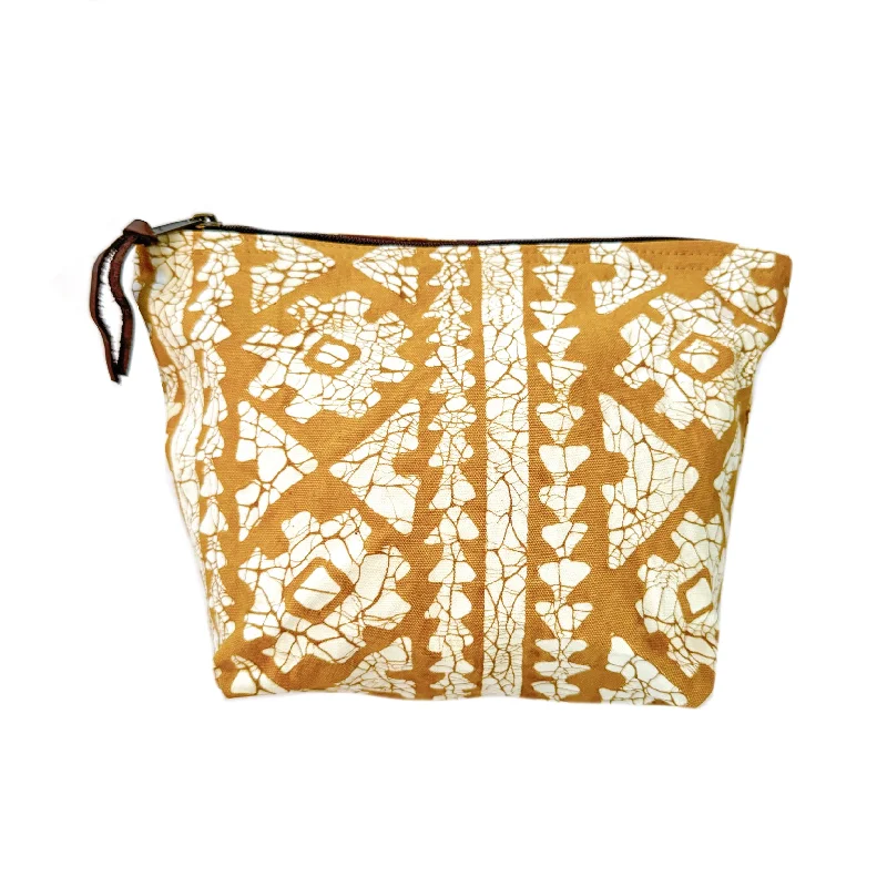 Atlas Moroccan Crackle Wash Bag