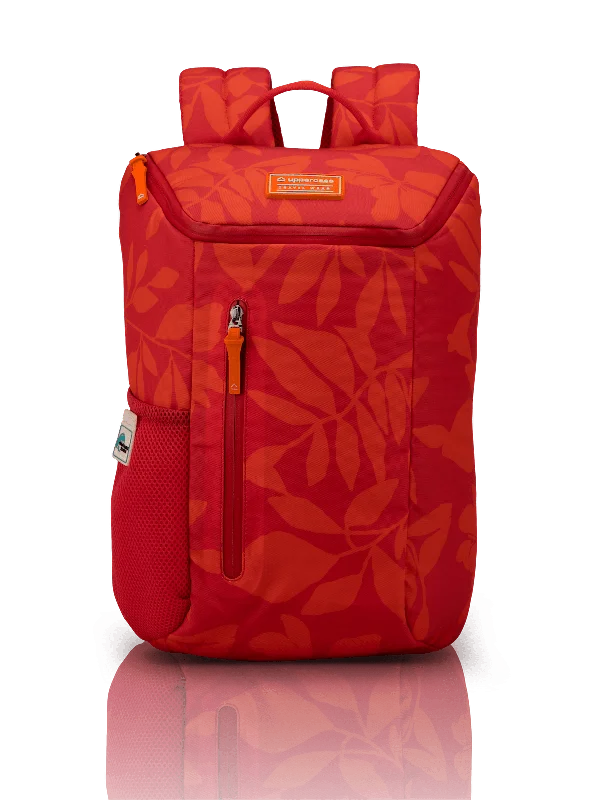 uppercase Printed 15" Laptop Backpack WaterRepellent College Travel Bag 25L Pink