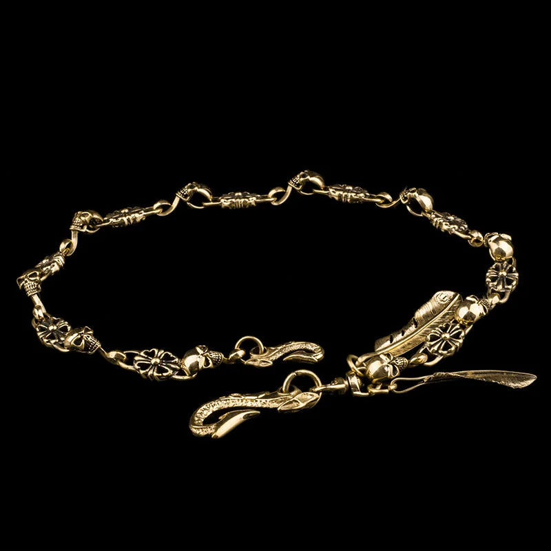 Brass Silver biker Tibetan wallet Chains for chain wallet biker wallet trucker wallet Brass Silver biker Tibetan wallet Chains for chain wallet biker wallet trucker wallet