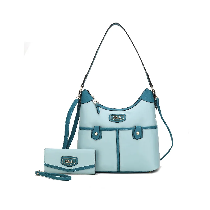 Harper Nylon Shoulder Bag and set