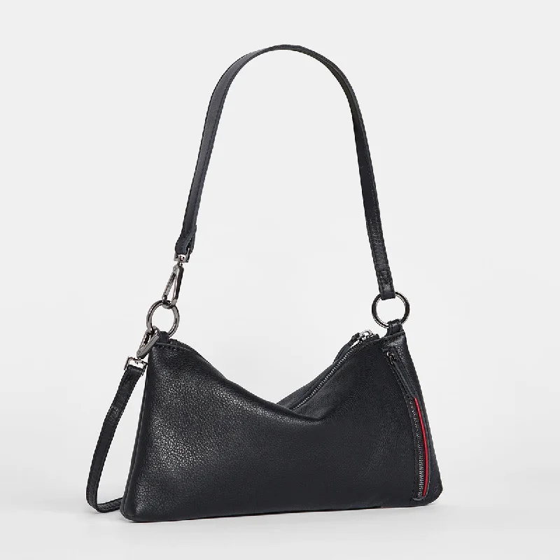 Black Leather w/Gunmetal Hardware