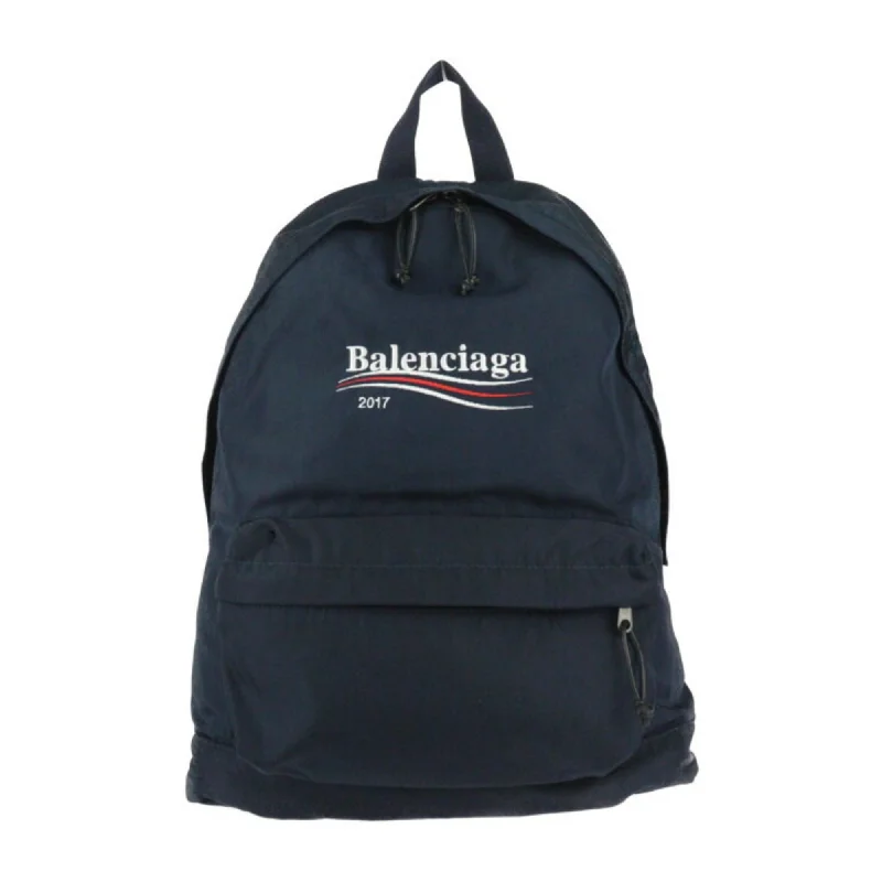 Balenciaga  Nylon Canvas Backpack Handbag (Pre-Owned)