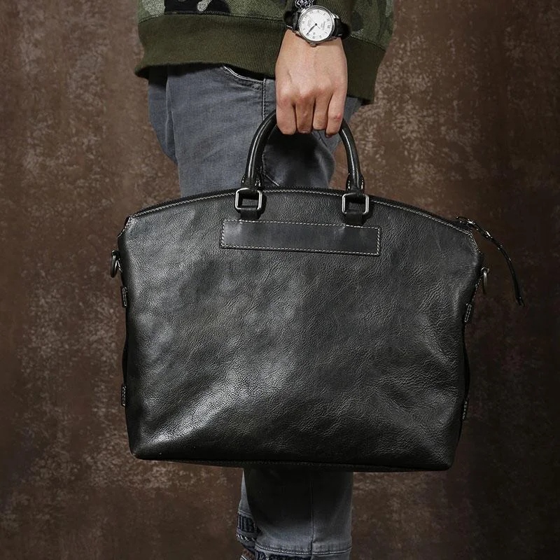 Handmade Leather Mens Cool Messenger Bag Briefcase Work Bag Business Bag Laptop Bag for men Handmade Leather Mens Cool Messenger Bag Briefcase Work Bag Business Bag Laptop Bag for men