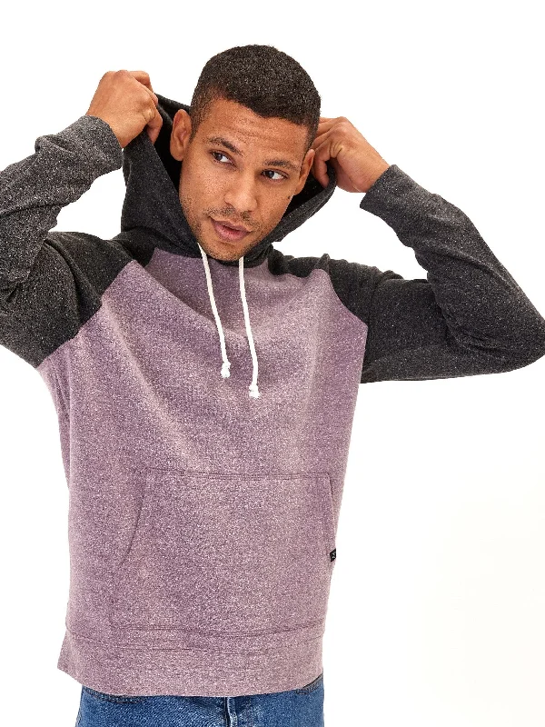 Colorblock Raglan Triblend Hoodie