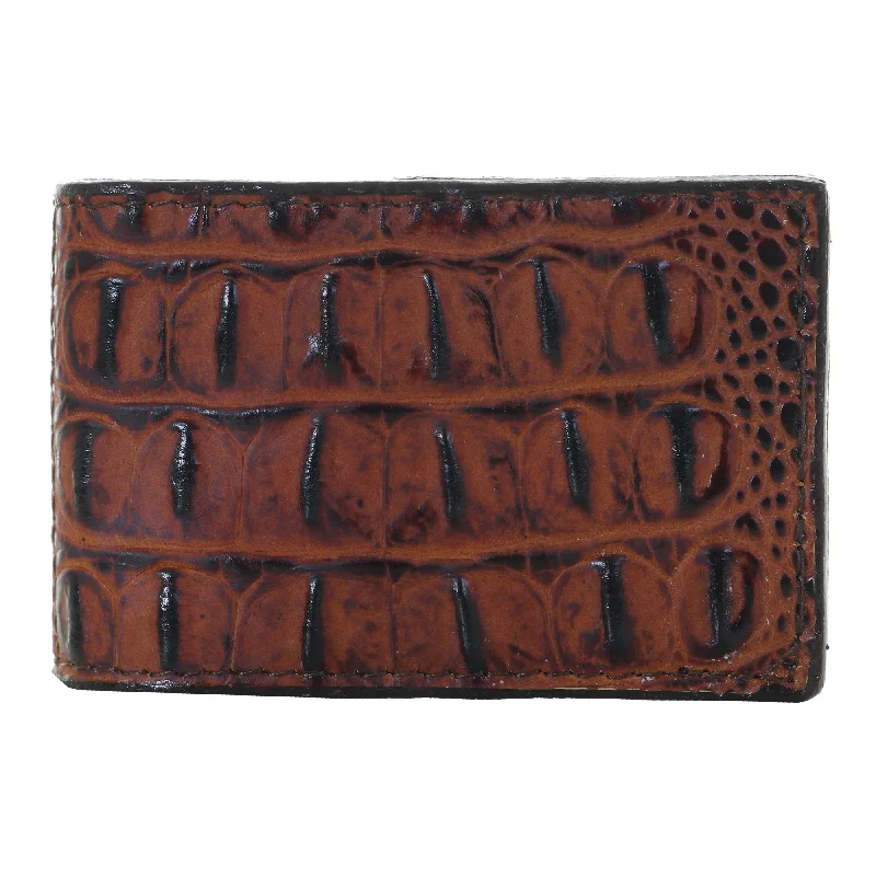 MC141 - Butternut Gator Print Money Clip