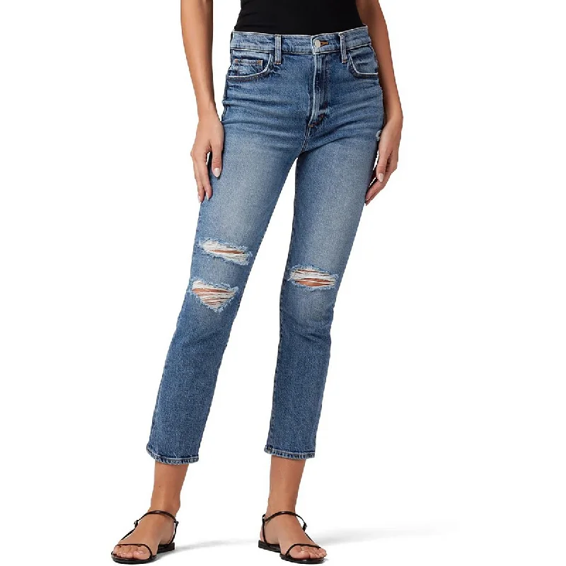 Joe's Womens The Luna High-Rise Crop Cigarette Jeans