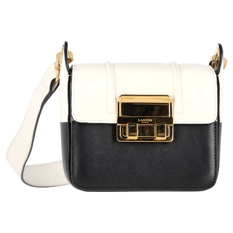 Lanvin JiJi Mini Crossbody Bag in Black Leather