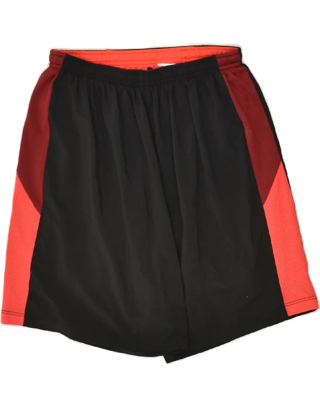 NIKE Mens Dri Fit Sport Shorts Medium Black Colourblock