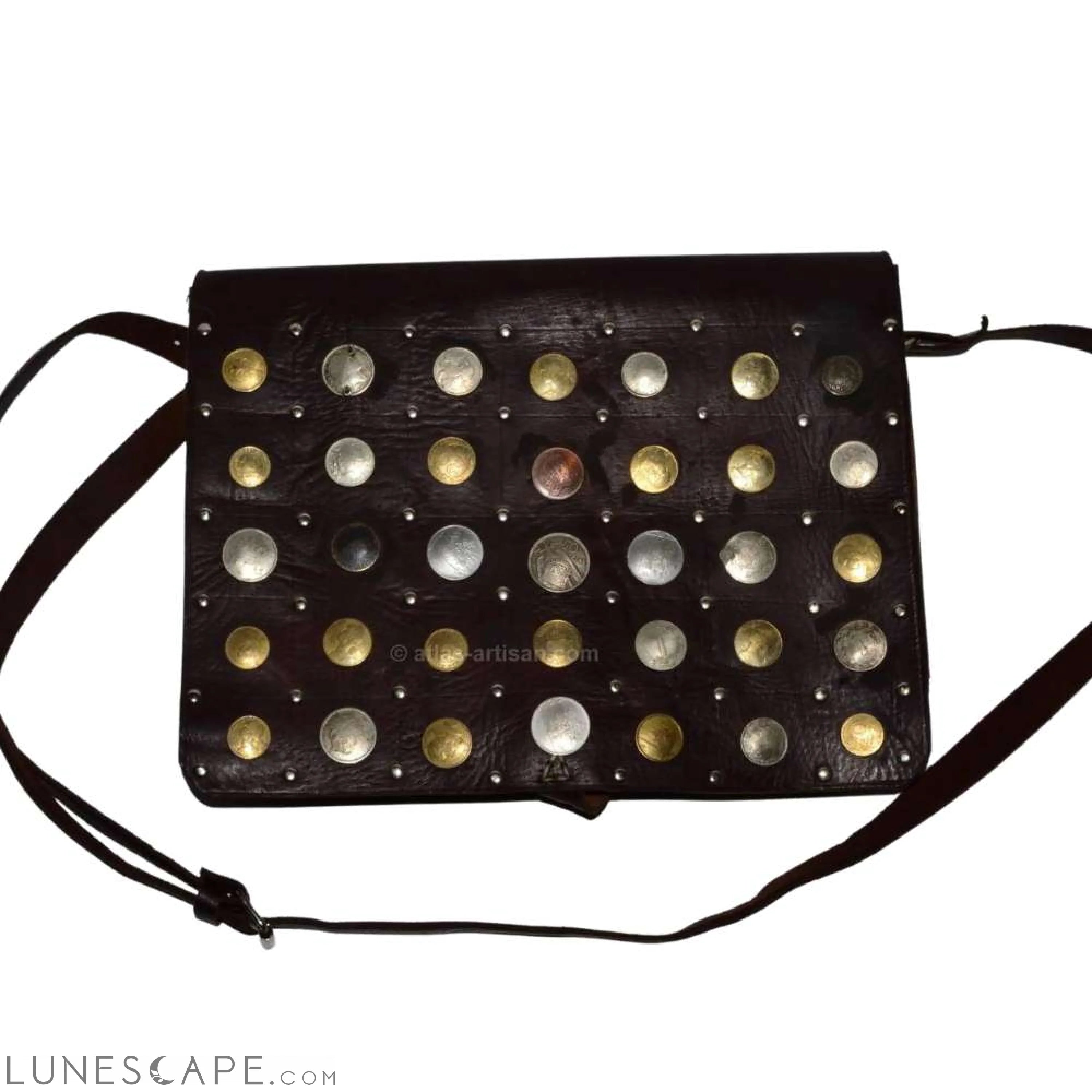 Sac Monnaie Berber Leather Shoulder Bag
