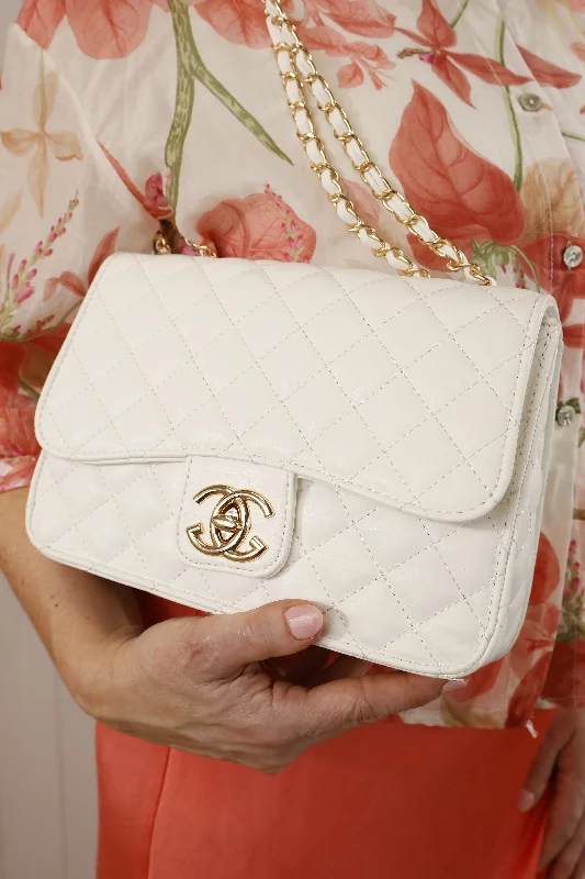 Cora quilted handbag White
