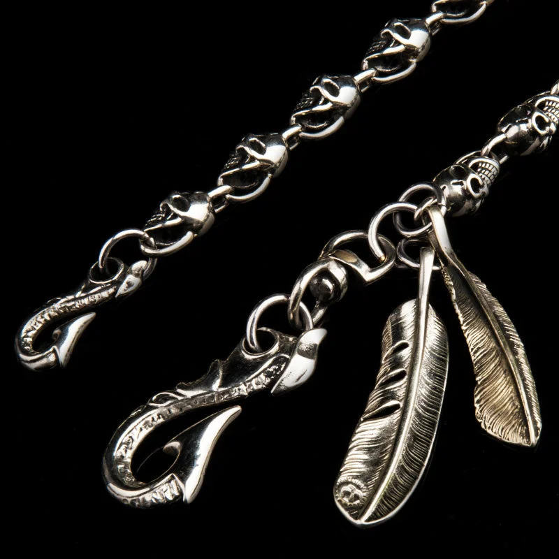 Brass Silver biker trucker Skulls Keychain wallet Chain for chain wallet biker wallet trucker wallets Brass Silver biker trucker Skulls Keychain wallet Chain for chain wallet biker wallet trucker wallets
