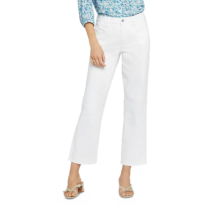 NYDJ Womens Bailey Relaxed Ankle Straight Leg Jeans