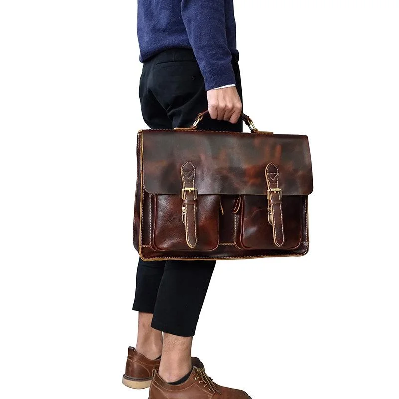 VINTAGE LEATHER MENS Large BRIEFCASEs BUSINESS BRIEFCASE Cool SHOULDER BAG HANDBAGS FOR MEN VINTAGE LEATHER MENS Large BRIEFCASEs BUSINESS BRIEFCASE Cool SHOULDER BAG HANDBAGS FOR MEN
