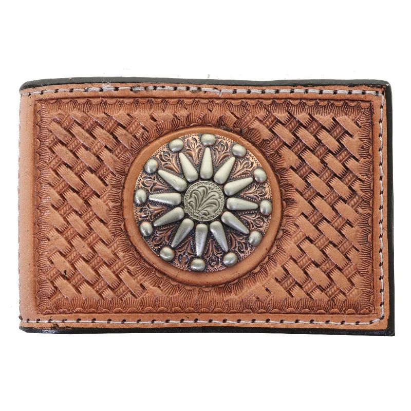 MC151 - Hand-Tooled Concho Money Clip