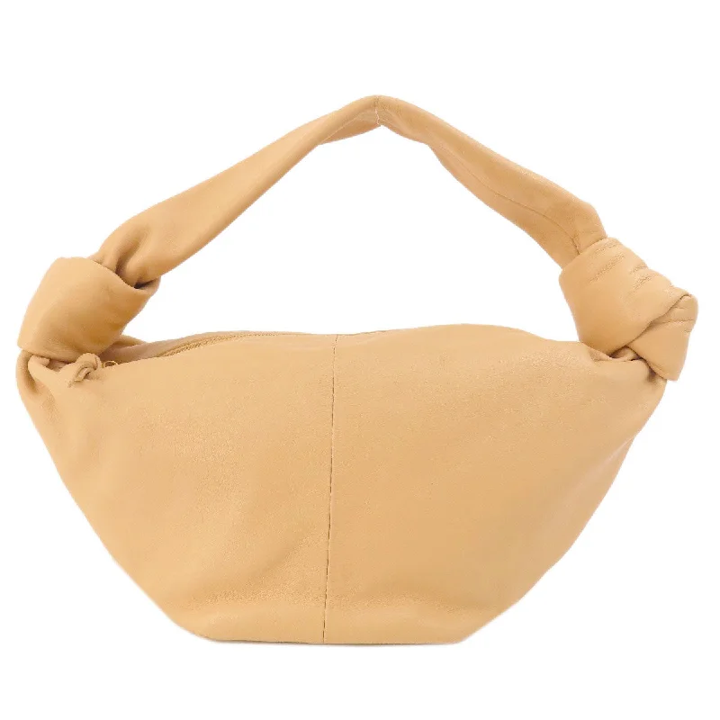 BOTTEGAVENETA Handbag Calfskin beige Simple design Women Used Authentic
