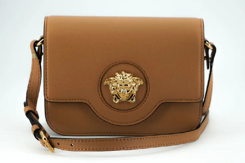 Versace Elegant Calf Leather Shoulder Bag in Women's