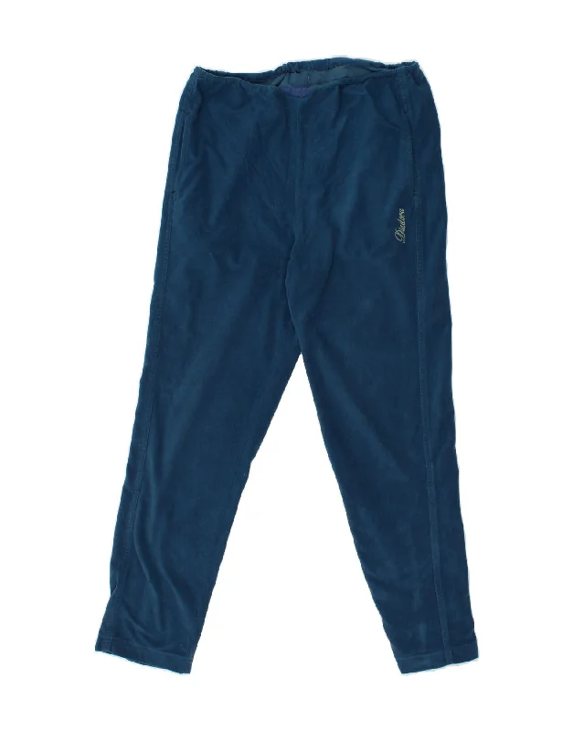 DIADORA Mens Tracksuit Trousers Small Blue Polyester