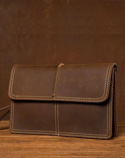 Cool Brown Mens long Wallet Wristlet Bag Clutch Wallet Envelope Wallet Mobile Bag for Men Cool Brown Mens long Wallet Wristlet Bag Clutch Wallet Envelope Wallet Mobile Bag for Men
