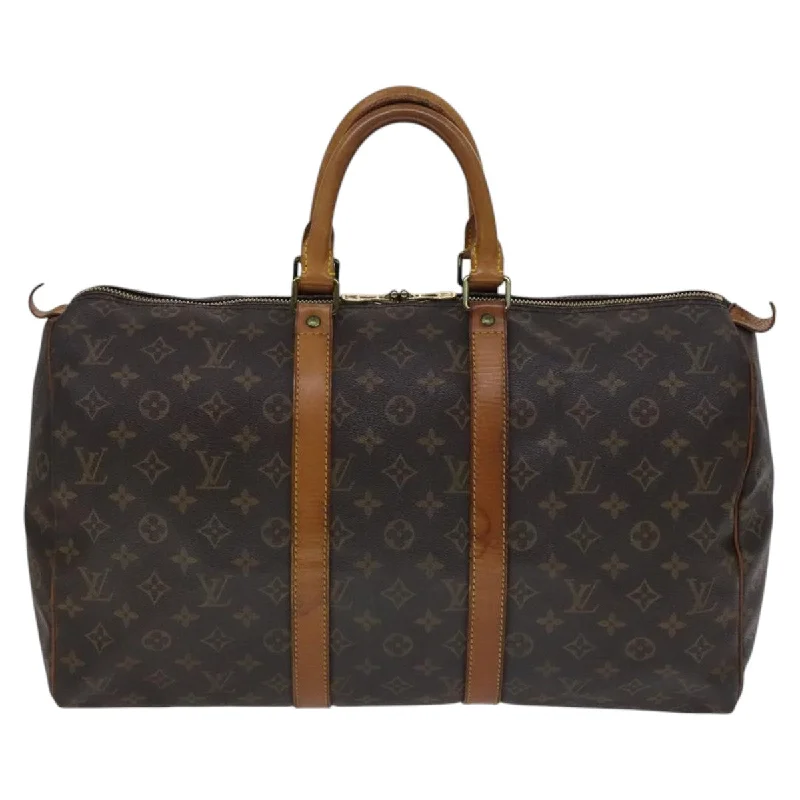 Louis Vuitton Keepall 45 Canvas Travel Bag (Pre-Owned)