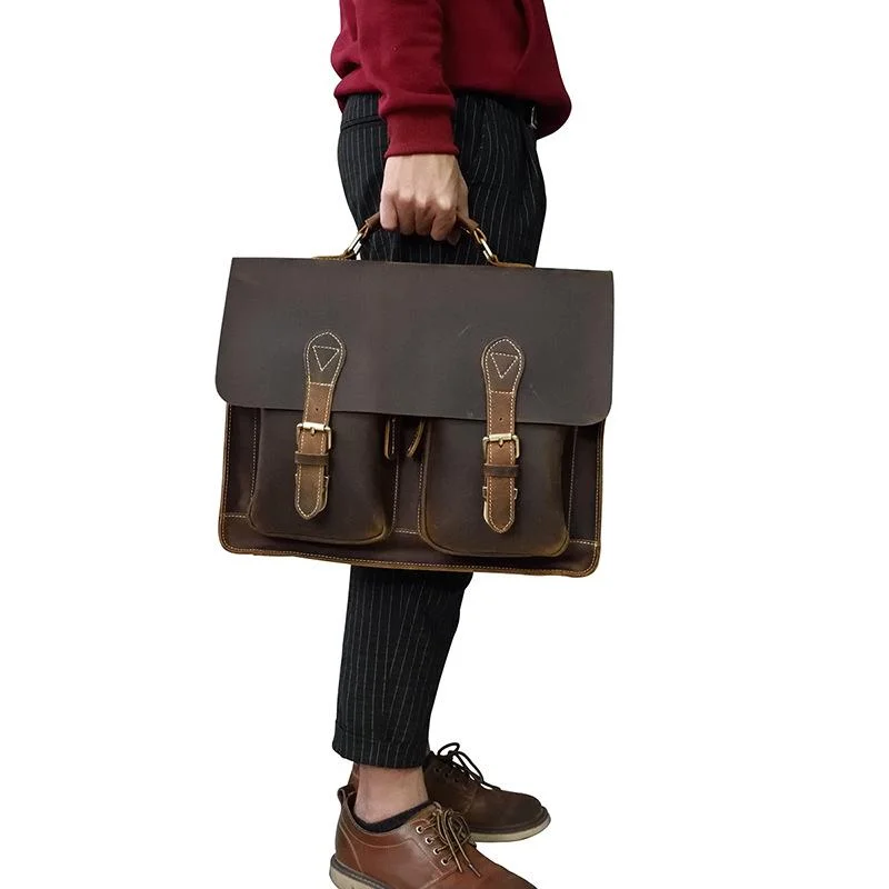 COOL LEATHER MENS Large BRIEFCASE BUSINESS BRIEFCASE VINTAGE SHOULDER BAG HANDBAGS FOR MEN COOL LEATHER MENS Large BRIEFCASE BUSINESS BRIEFCASE VINTAGE SHOULDER BAG HANDBAGS FOR MEN