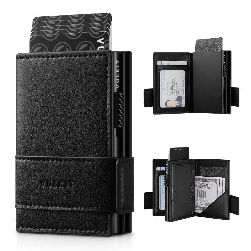 VC317-RFID Blocking Leather Bifold Wallet for Men with ID Window & Zipper Coin Pocket VC317-RFID Blocking Leather Bifold Wallet for Men with ID Window & Zipper Coin Pocket