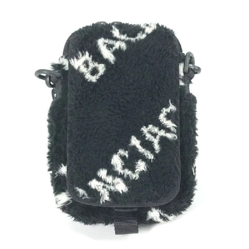 BALENCIAGA Shoulder Bag 593329 fur / nylon black Mokomoko explorer crossbody