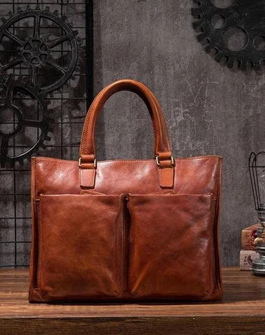 Cool Brown Coffee Leather Mens Briefcase 14inch Laptop Bag Work Handbag Business Bag for Men Cool Brown Coffee Leather Mens Briefcase 14inch Laptop Bag Work Handbag Business Bag for Men