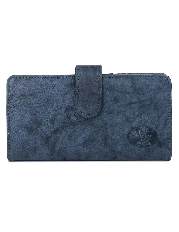 Julia Buxton Heiress Leather Pik-Me-Up Checkbook Keeper
