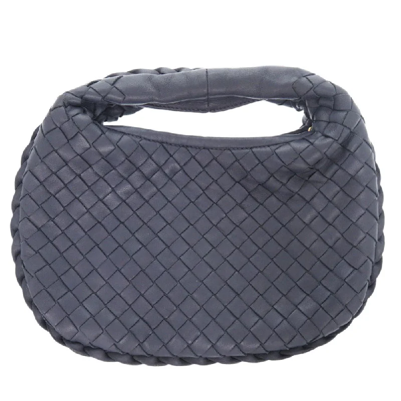 BOTTEGAVENETA Handbag 189227 leather Navy INTRECCIATO Hobo Women Used Authentic