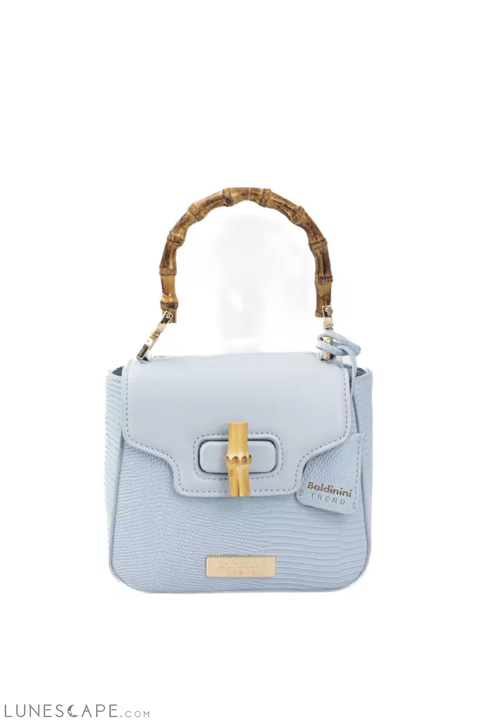 Baldinini Trend Light Blue Polyurethane Women Crossbody