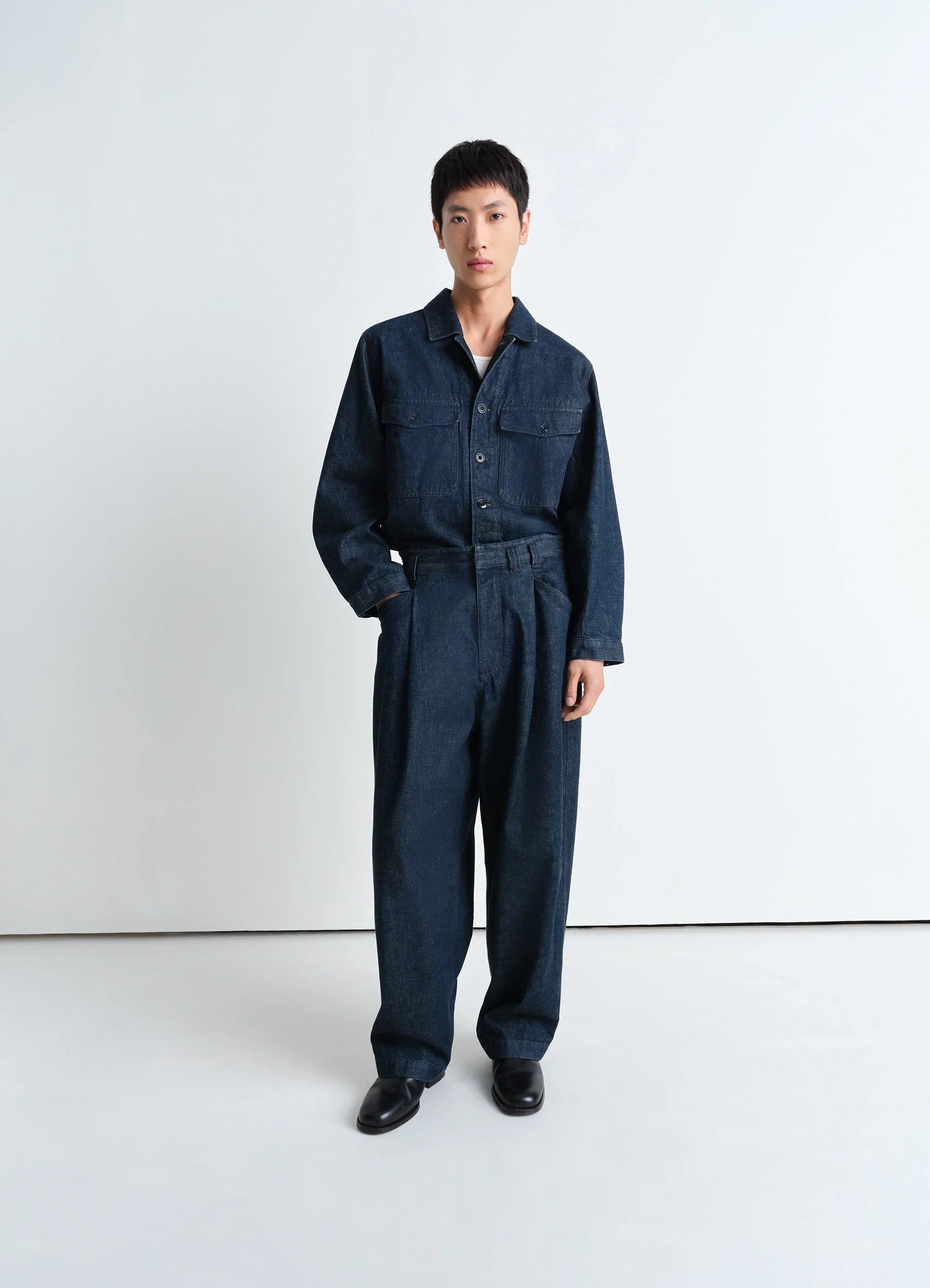 PLEATED WORKWEAR PANTS