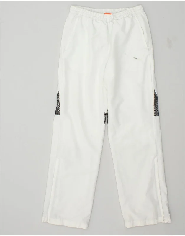 PUMA Mens Tracksuit Trousers Medium White Colourblock