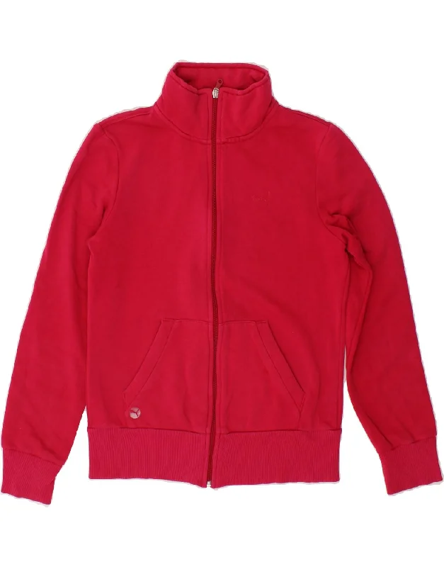 PUMA Womens Tracksuit Top Jacket UK 12 Medium  Pink