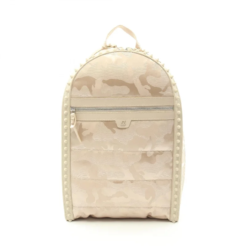 Christian Louboutin Canvas Backpack Beige