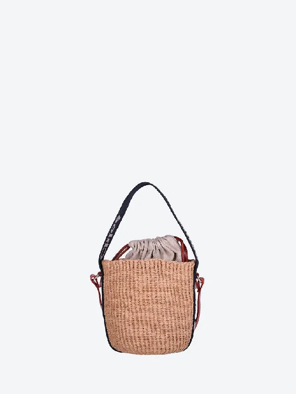 Woody small basket bag
