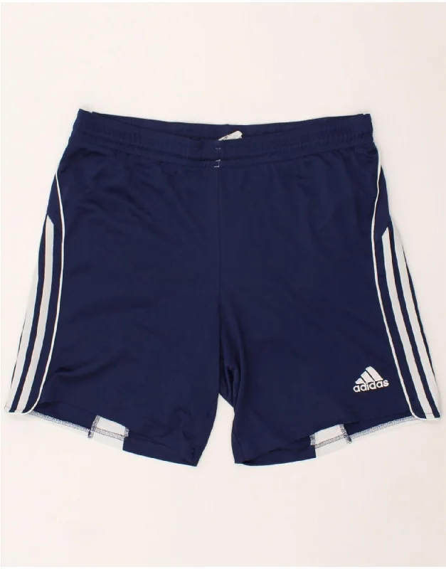 ADIDAS Mens Climacool Sport Shorts Large Navy Blue Colourblock Polyester