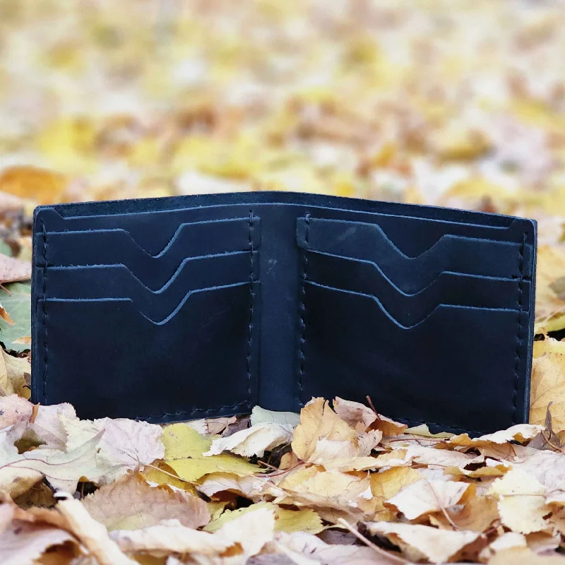 Lucid - Black BiFold Full-Grain Leather Wallet