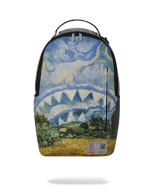THE MET VAN GOGH WHEAT FIELD WITH CYPRESSES BACKPACK