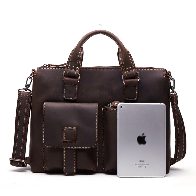 Handmade Leather Mens Cool Messenger Bag Work Bag Satchel Bag Briefcase Bag for men Handmade Leather Mens Cool Messenger Bag Work Bag Satchel Bag Briefcase Bag for men