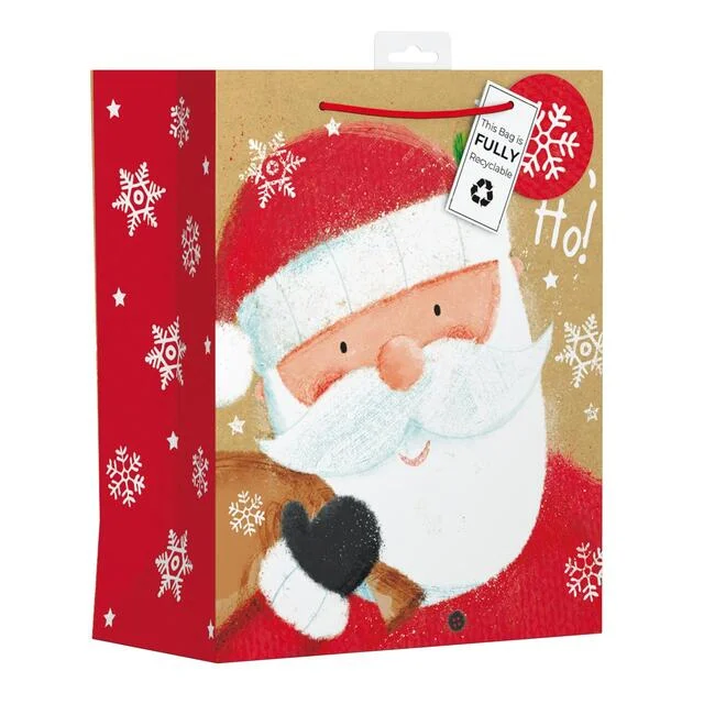 Santa Christmas Gift Bag (Large)