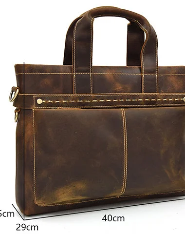 GENUINE LEATHER MENS Vintage Brown COOL MESSENGER BAG BRIEFCASE WORK BAG BUSINESS BAG FOR MEN GENUINE LEATHER MENS Vintage Brown COOL MESSENGER BAG BRIEFCASE WORK BAG BUSINESS BAG FOR MEN