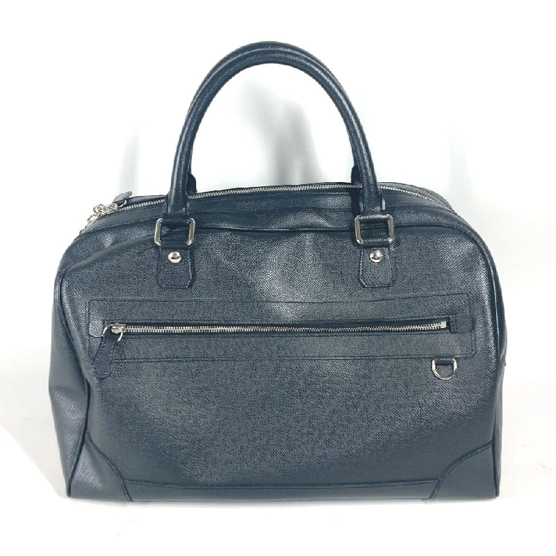 LOUIS VUITTON Boston Duffel bag M31152 Taiga Leather black Taiga Stanislav unisex(Unisex) Used Authentic