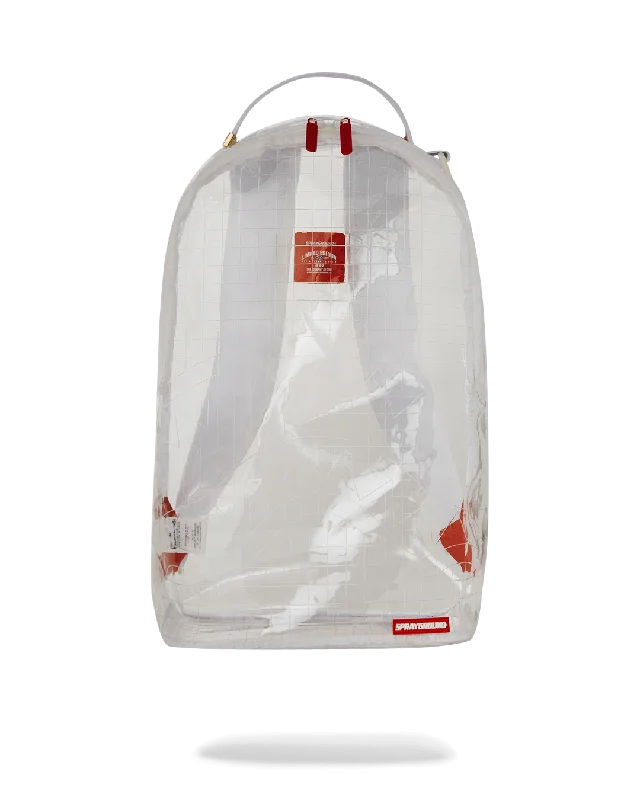CLEAR VISION SHARKS IN PARIS - 100% ALL CLEAR DLX BACKPACK