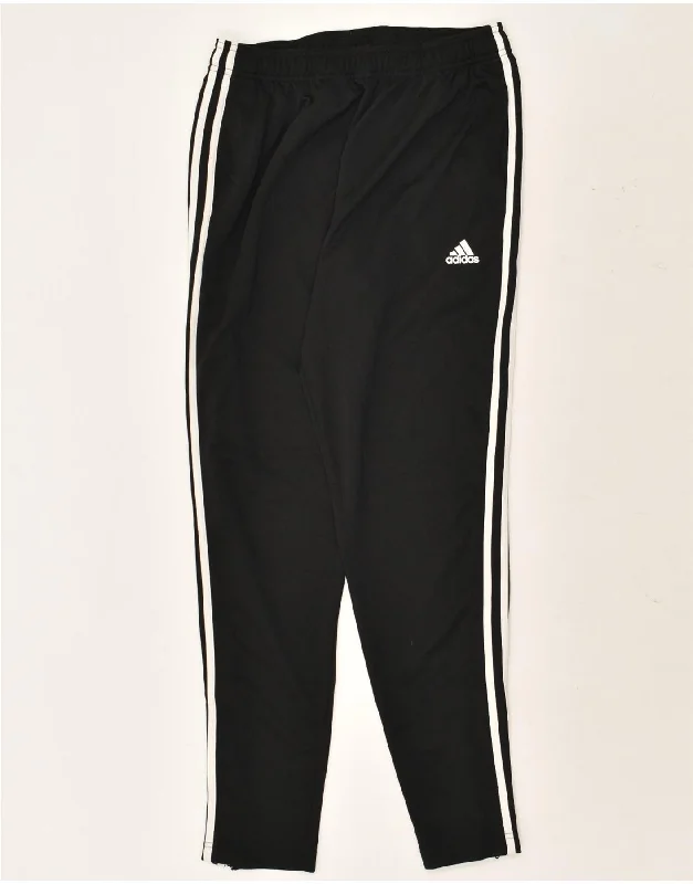 ADIDAS Mens Tracksuit Trousers UK 40/42 Medium Black Polyester